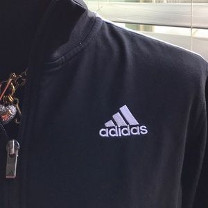 Adidas Girls jacket. Black. 14/16.